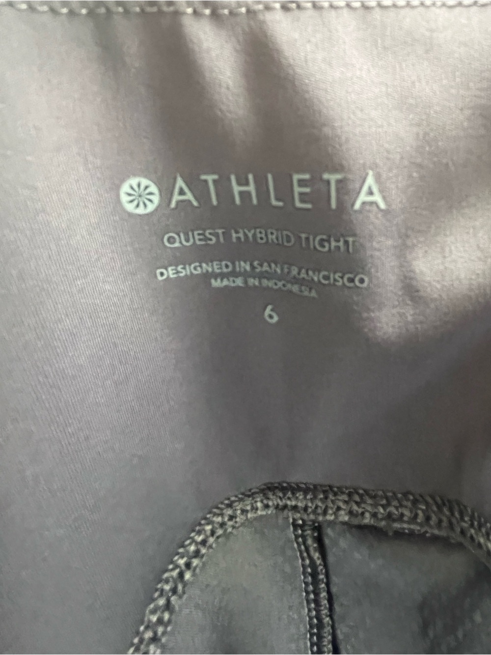 Athleta High-Waist Leggings in Dusty Plum - Picture 4 of 4
